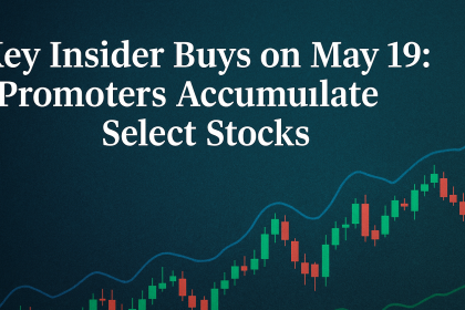 Key Insider Buys on May 19: Promoters Accumulate Select Stocks