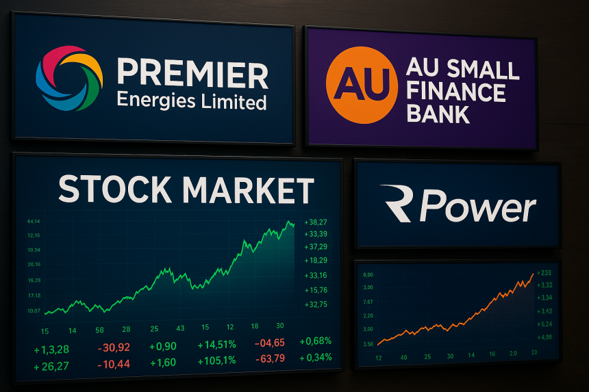 Big Moves in Top Stocks: PREMIERENE, RPOWER, AUBANK in Focus