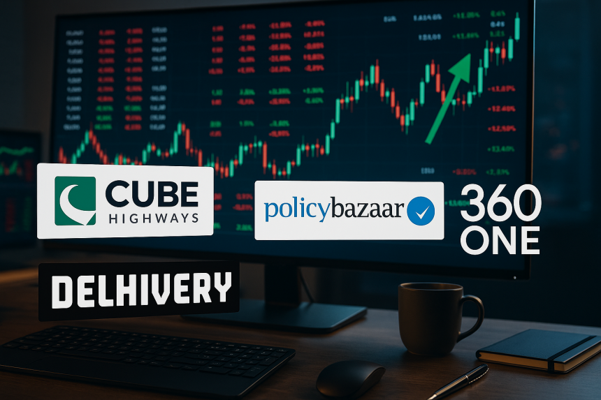 Top Stock Market Deals: CUBEINVIT, Delhivery, Policybazaar in Focus