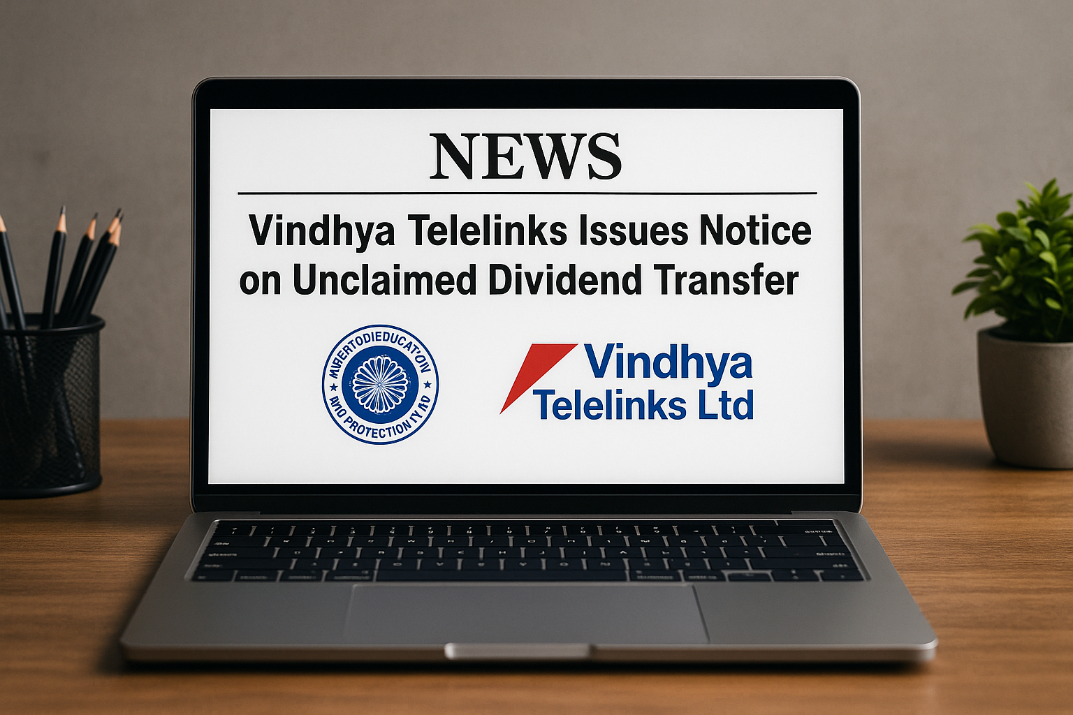 Vindhya Telelinks Issues Notice on Unclaimed Dividend Transfer