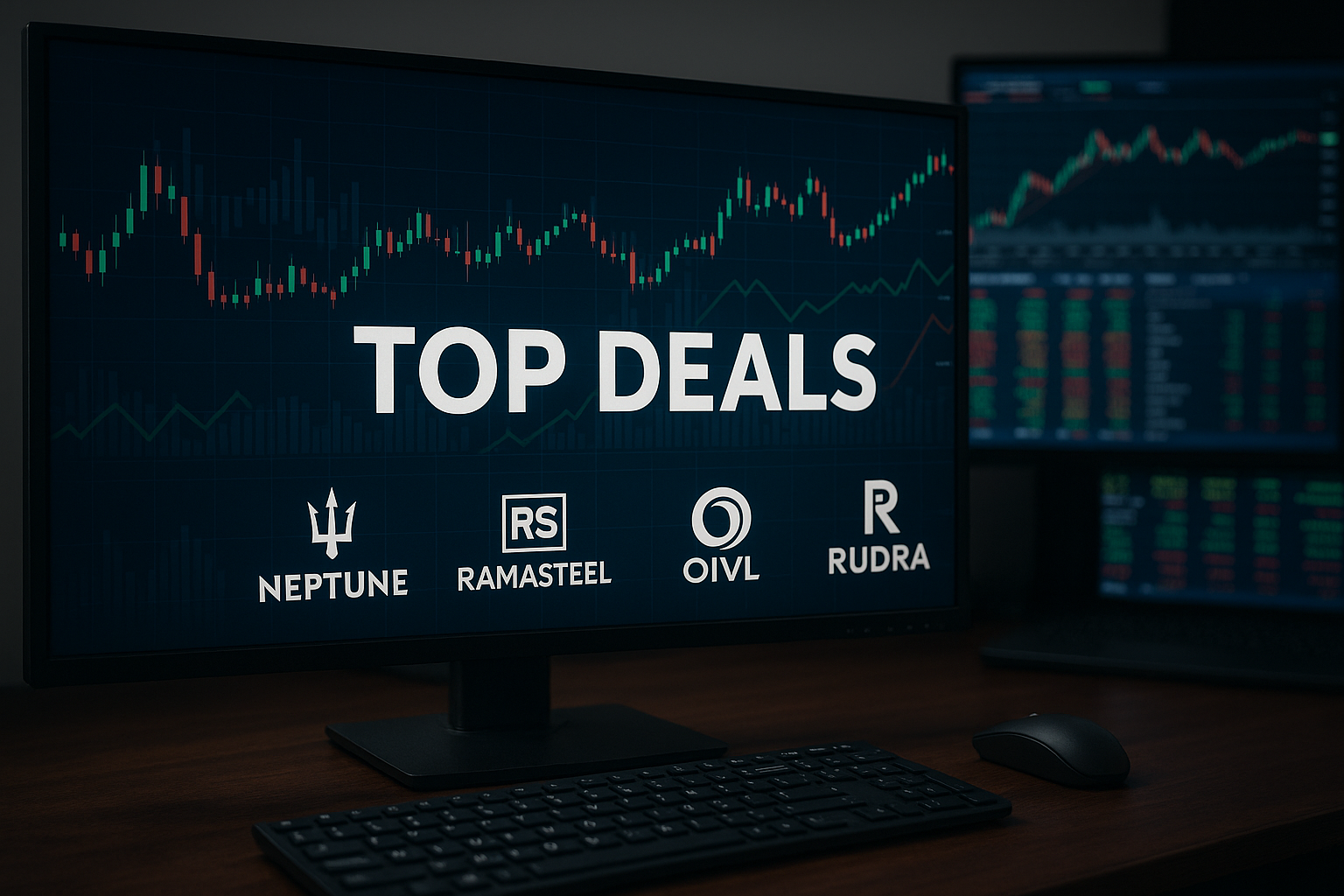Top FII, DII & Anchor Deals Today: Neptune, RAMASTEEL, OIVL Lead