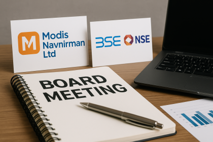 Modis Navnirman Postpones Board Meeting to June 9 for Merger Review