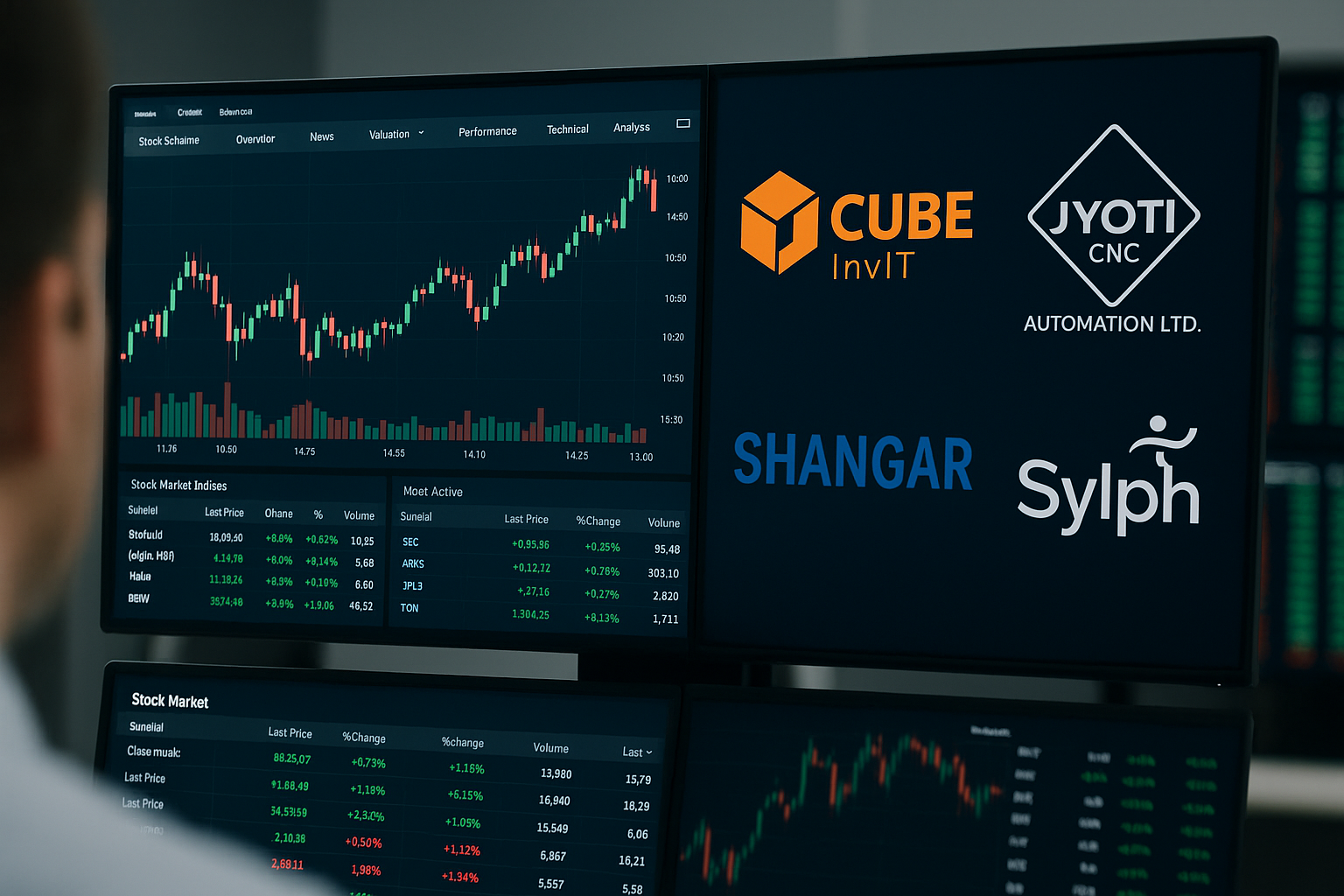 Major FII and DII Stock Market Deals: CUBEINVIT, JYOTICNC, SYLPH Lead Action
