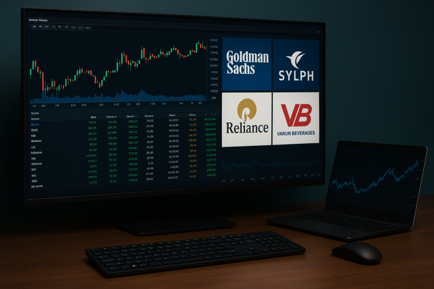 FIIs, DIIs, and Anchor Investors Drive Key Trades in SYLPH, VBL, RELIANCE, and More