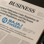 Bajaj Finserv Publishes Newspaper Ad Under SEBI Regulation 30